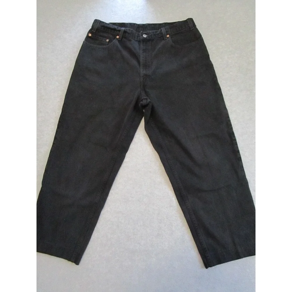 Vintage Levi's‎ Jeans Men's W36 L27 Black 560 Loose Fit Tapered Denim